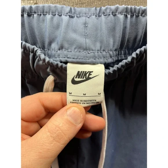 Nike Club Woven Tapered Mens M Blue Comfy Cool Drawstring 3163 - Picture 2 of 8